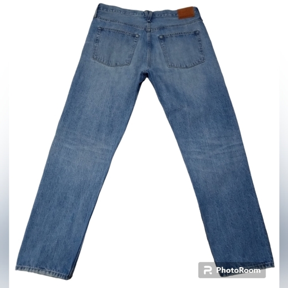 Point Sur Women’s Distressed Straight Leg High Rise Blue Casual Denim Sz 31 - Picture 9 of 10